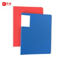 best price high quality business cardboard Eco friendly PP foam file folder a4 clamp file with strong clip