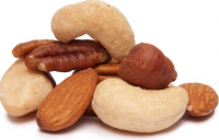 Almond nuts, pistachio nuts, cashew nuts, hazelnuts, walnuts and macadamia nuts