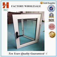5mm insulated glass sound proof aluminium swing open casement window for house decoration