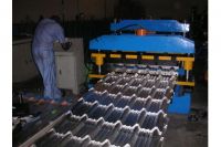 step tile making machine cold roll forming machine glazed tile forming machine roof panel tile making machine roofing machine roll forming machine