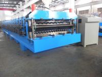 double layer roof panel machine dual level panel machine duplex layer panel machine double layer decking machine roofing machine roof panel machine standing seam machine