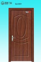 PVC wood and steel Home Door /flush door(GJ-038)