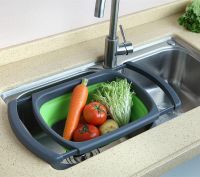 New design kitchen use square shape washing basket