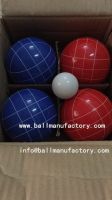 China factory supply 110mm resin booce set in red and blue color 8 ball 1 set