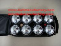 China factory supply 8 ball metal boules set garden ball for outdoor game