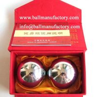 sell 55mm solid Chinese baoding ball or Chiming stress steel baoding ball