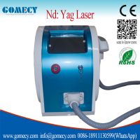 Q Switched ND YAG Laser Tattoo Removal/ Laser freckle removal machine
