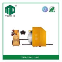 TEAM-D hydraulic wall saw for reinforced concrete and quarry stone with very sharp saw blades