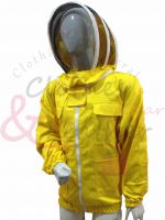 Beekeeping Jacket in Yellow color PC fabric