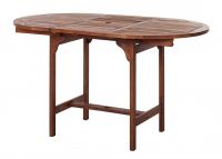 WOODEN ROTONDO OVAL FOLDING TABLE