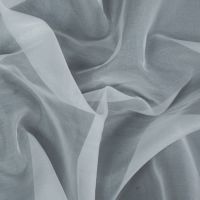 100% Mulberry Silk Fabric In White