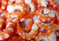 frozen shrimps peeled red shirmp pud