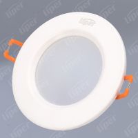 Liper Aluminum recessed Ceiling light Ultra thin round frame home 3w SMD LED Downlight residential lighting with CE CB RoHs