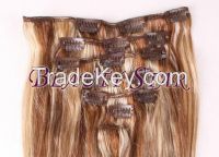 Sell Clip In Hair Extensions 6/613#