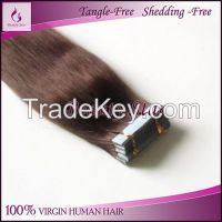 Sell Tape Hair Extension, 2#, 100% Natural Human Hair