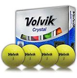 Volvik Crystal Yellow Golf Balls