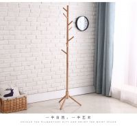Factory price Solid Wood Clothes Tree Hanger Stand Coat Rack Parts Free Standing Hat Hanger Hat Tree