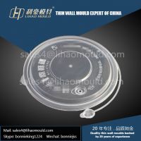 diaposable hotpot thin wall lid with small cap mould