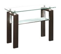 Sell 8819 Glass Console Table w Two Tiers