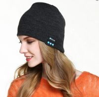 Hot Sale Men and Women Wireless Universal V4.1 Bluetooth Music Hat Winter Warm Knitted Hat