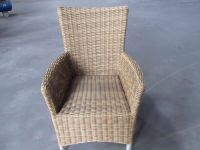 Sell PE Rattan outdoor furniture half round fiber chair