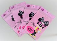 Facial cleaning pad individual packaging zipper pouch