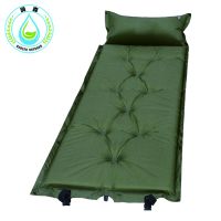 RUNSEN Self filling cushion, seven color flower  outdoor single person jointing damp proof cushion, automatic inflatable cushion, tent cushion, 