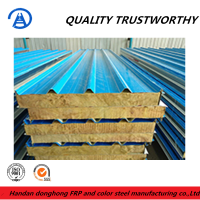 F1 Fire proof Rockwool Sandwich panels