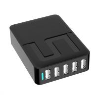 DK03D 40W8Amp Desktop 5 Ports USB Charging Station for Any Phone
