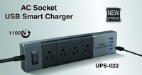 UPS022 5 pin travel charger usb socket docking station, USB Socket for iphone Socket