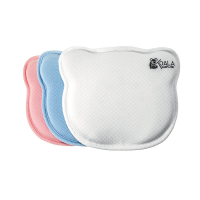 Orthopedic Flat Head Baby Pillow with two removable covers prevent