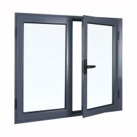 New design cheap aluminium casement window price with high quality