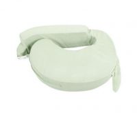 NEW BABY BREAST FEEDING SUPPORT MEMORY FOAM PILLOW W ZIP COVER GREEN WASHABLE