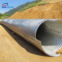 10 years factory offer assembly corrugated galvanized steel structure pipe for road culverts