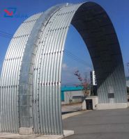 10 years factory offer half circle corrugated steel structure pipe arch culvert for tunnel liner