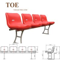 UV proof HDPE stadium plastic seats with bracket