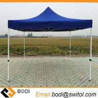 10X10 Blue Customized Cheap Pop up Gazebo Tent with Wall for Trade Show Event Exhibition Wedding Party Camping Fold Canopy