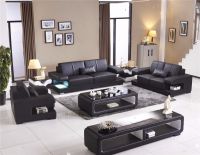 Modern Italian leather sectional sofa