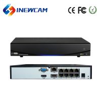 2MP 8CH Onvif P2P Remote POE NVR