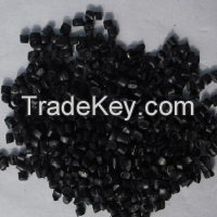 Recycled HDPE granules black color high density