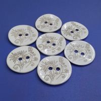 Pattern Laser Shell Buttons for Sewing Sweater