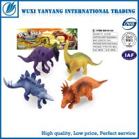 4 PCs Plastic Colorful Dinosaur Model toys