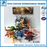 12 PCs Plastic colorful Dinosaur Model toys