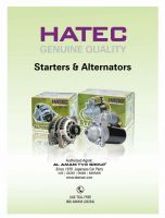 HATEC - ALTERNATORS & STARTERS - MADE IN MALAYSIA