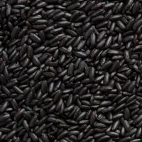 Steamed black rice