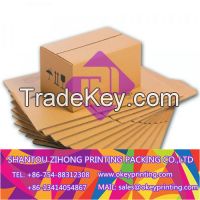 printing kraft shipping carton shipping box