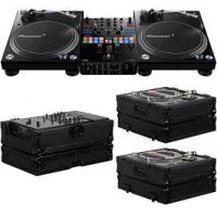 Free shipping for DJM-S9 Serato Mixer + 2 PLX-1000 Turntable bundle with FREE Flight Cases