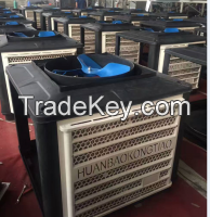 Evaporative air cooler for industrial