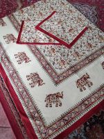 Indian Handmade Hand Block Print Cotton Bedcover QUEEN Size Bedspread / Bedsheet