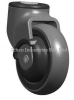 4 Inch  Plastic  Castor With Rubber Wheel  ( Swivel )